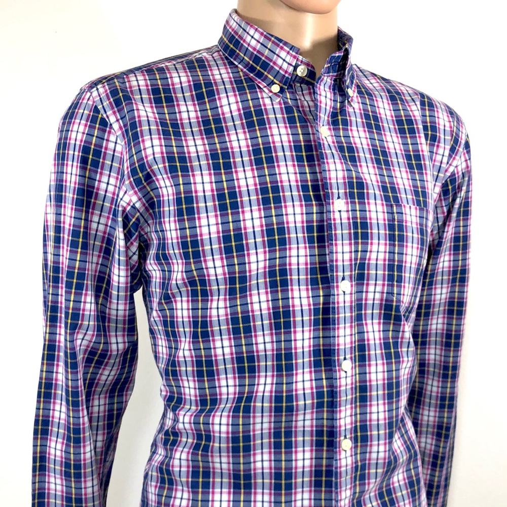 J.CREW Men’s Shirt Sz L Regular Fit Long Sleeve